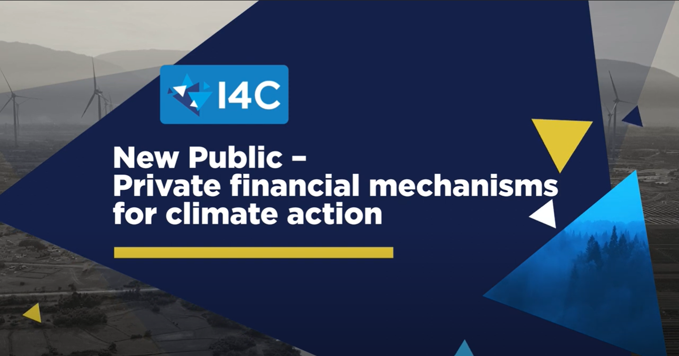 New Public – Private financial mechanisms for climate action