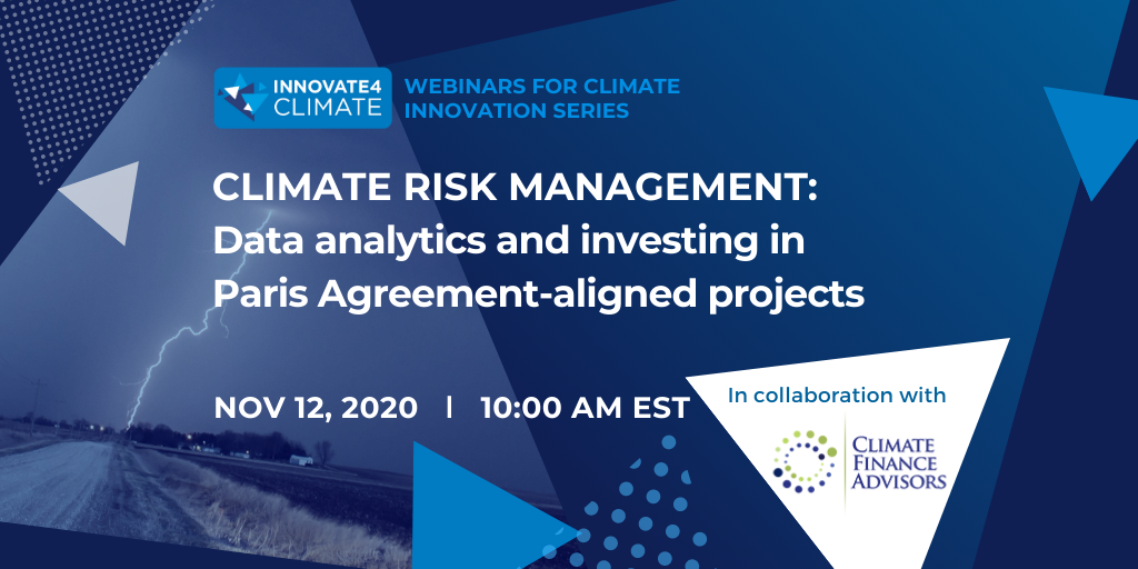 Climate Risk Management: Data analytics and investing in Paris Agreement-aligned projects Climate Risk Management: Data analytics and investing in Paris Agreement-aligned projects
