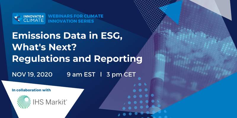 Emissions Data in ESG, What's Next? Regulation and Reporting