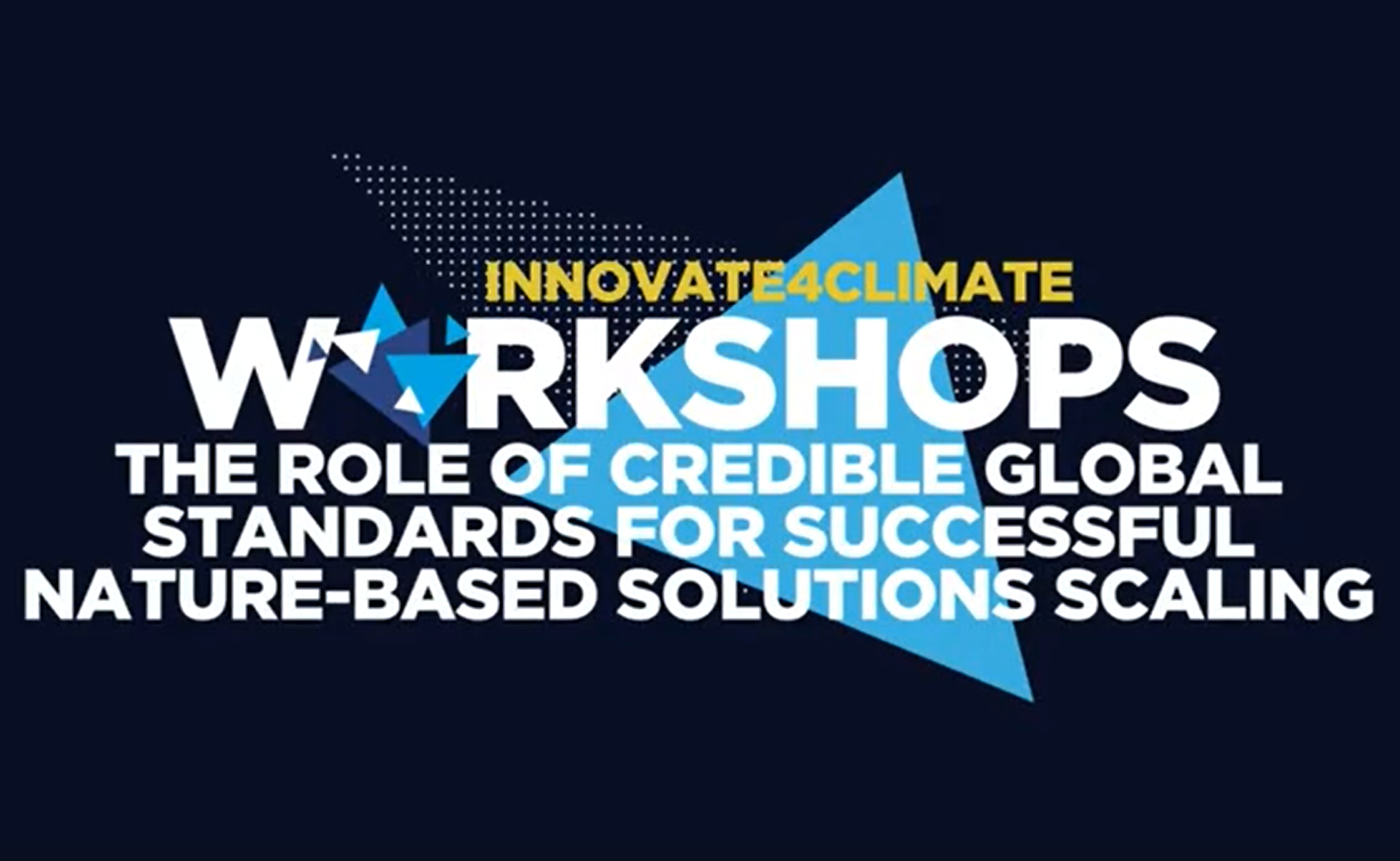 The Role of Credible Global Standards for Successful Nature-based Solutions Scaling